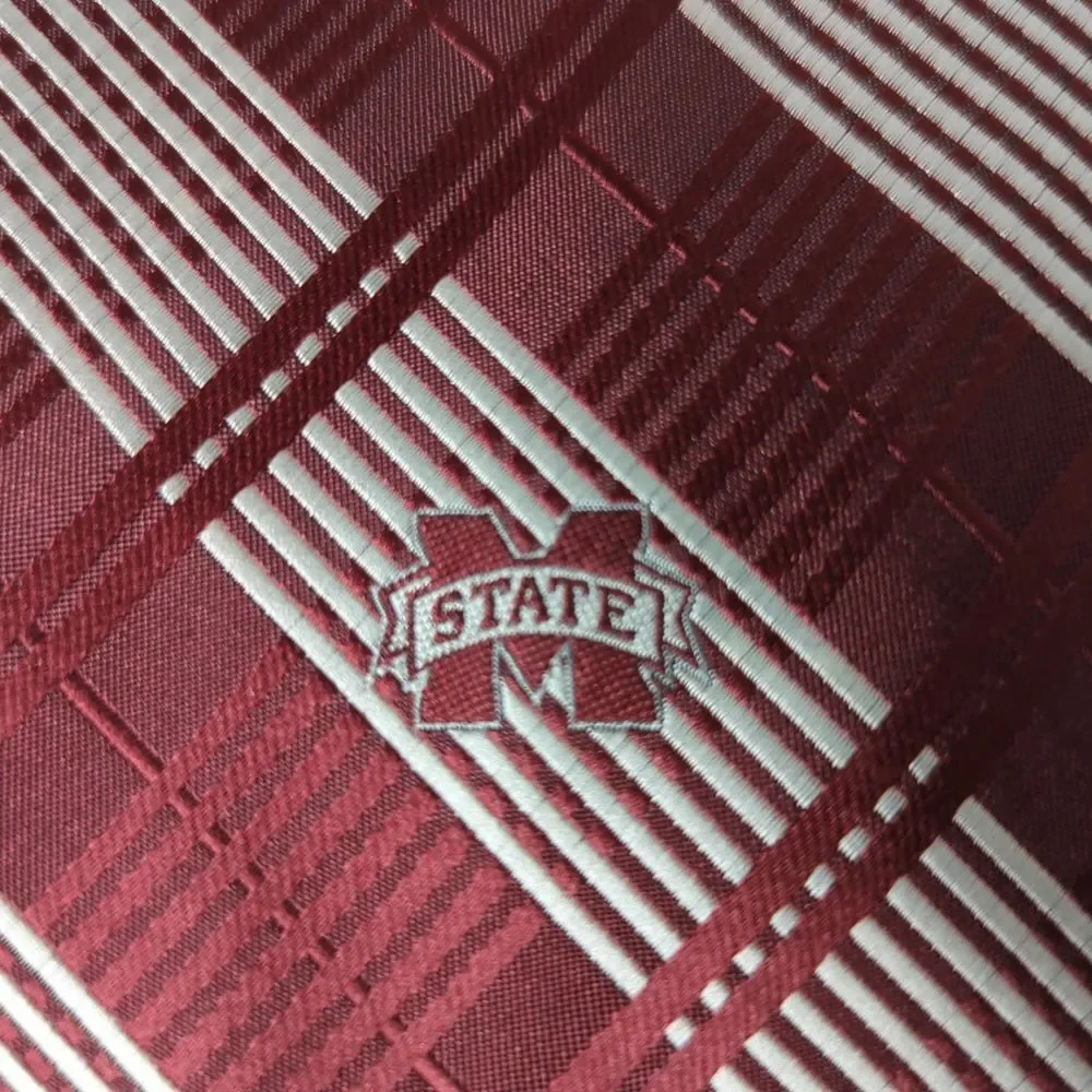 Eagles Wings Men's‎ Mississippi State Maroon Stripped Neck Tie